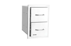 Outdoor Kitchen Drawer Bull 304 Stainless Steel Double Drawer with Reveal, 56990
