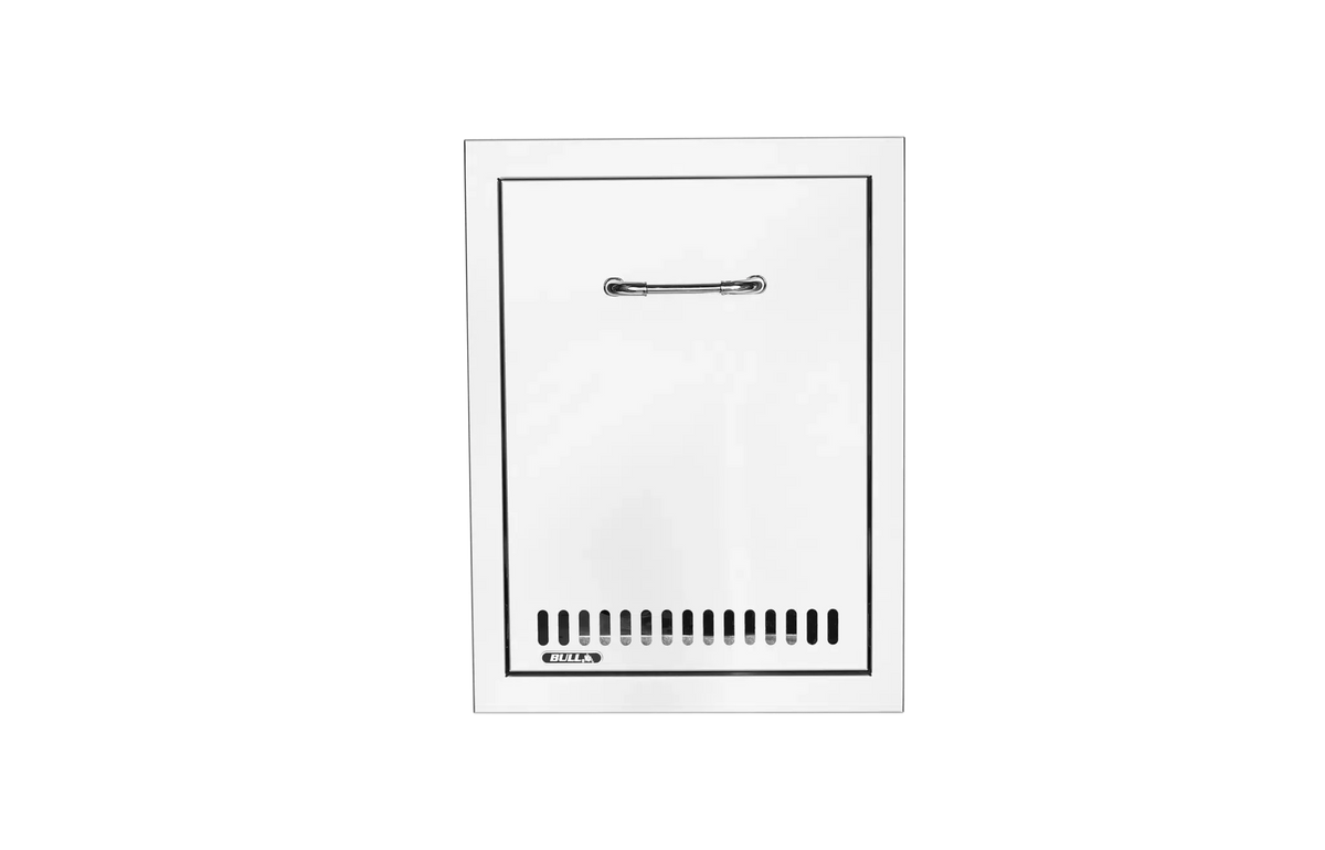 Outdoor Kitchen Drawer Bull 304 Stainless Steel Propane Tank Drawer with Reveal, Holds 20 lb Tank, 56830