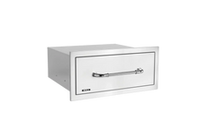 Outdoor Kitchen Drawer Bull Large Single 304 Stainless Steel Drawer with Reveal, 24" Depth, 19980