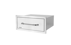 Outdoor Kitchen Drawer Bull Large Single 304 Stainless Steel Drawer with Reveal, 24" Depth, 19980
