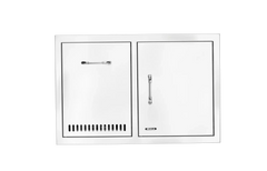 Outdoor Kitchen Door & Drawer Bull 30" 304 Stainless Steel Door & Propane Drawer Combo with Reveal, 65790
