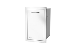 Outdoor Kitchen Drawer Bull Double Pull-Out 304 Stainless Steel Trash & Recycle Drawer with Two 8-Gallon Bins, 56950