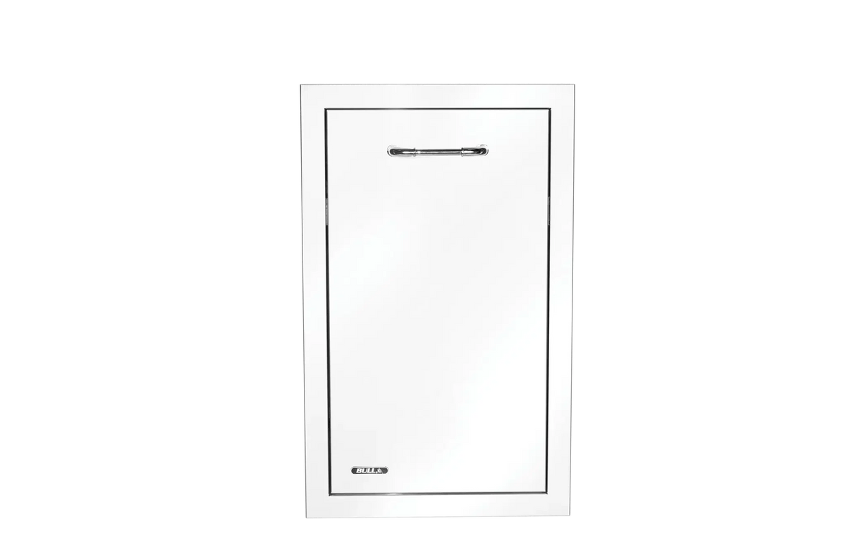 Outdoor Kitchen Drawer Bull Slim 304 Stainless Steel 10-Gallon Trash Drawer with Reveal, Trash Can Included, 56960