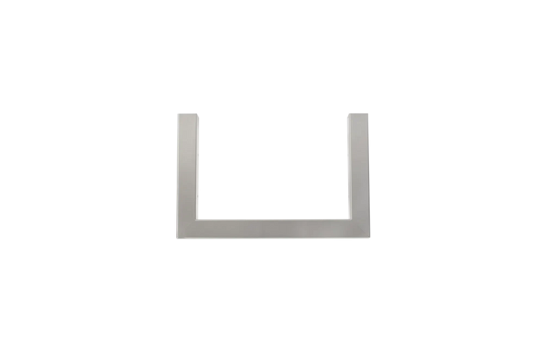 Side Burner Finishing Frame Bull 304 Stainless Steel Finishing Frame with Reveal for Bull Double Side Burner, 93008