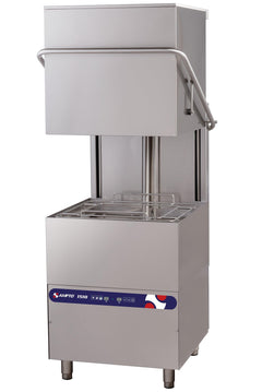 AMPTO 1510 Hood-Type High-Temperature Dishwasher 34-5/8"W