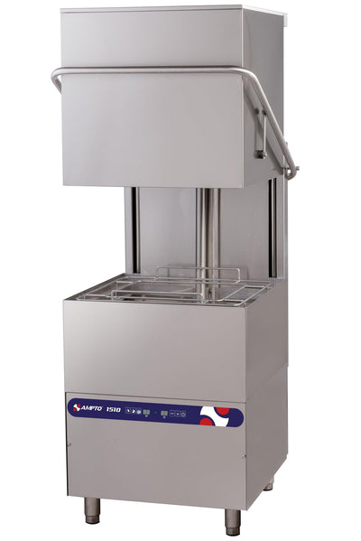 AMPTO 1510 Hood-Type High-Temperature Dishwasher 34-5/8