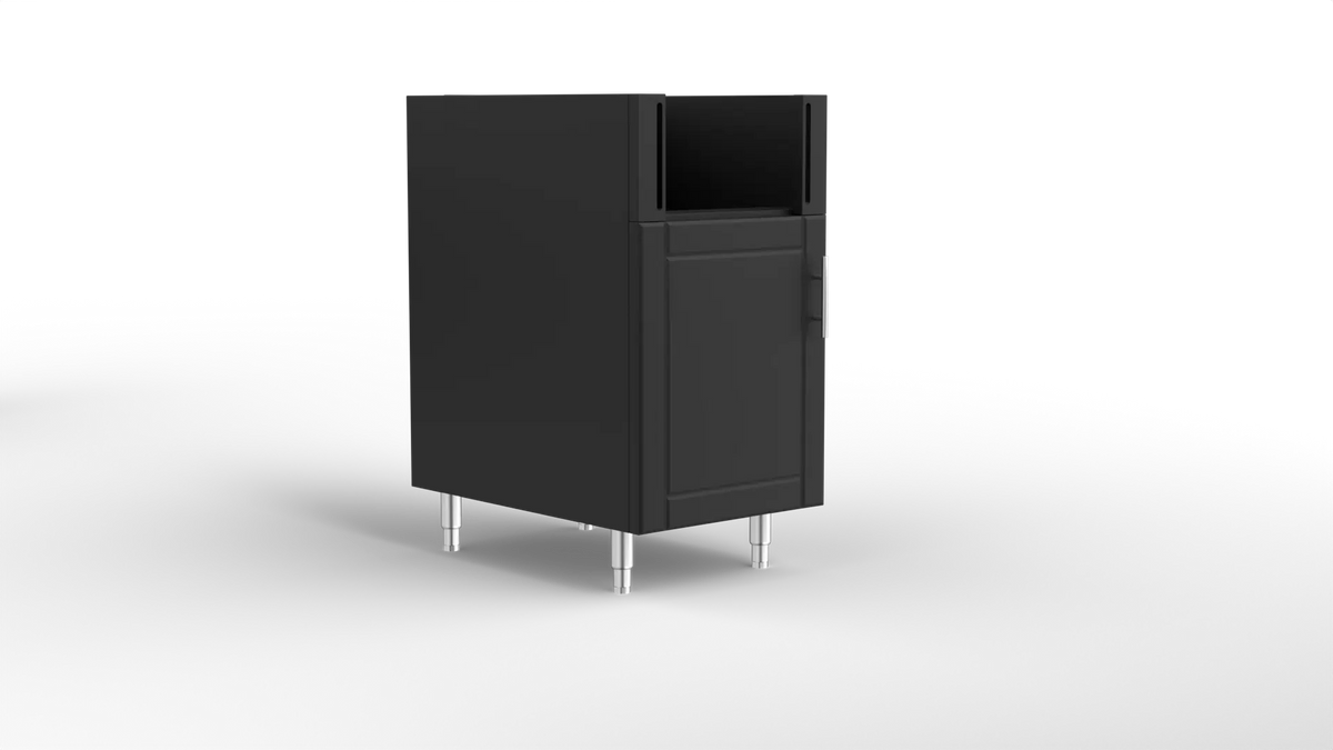 Outdoor Kitchen Cabinet Bull DuraCabinet 18" Base Cabinet for Bull Slide-In Side Burner, Marine HDPE, 14103