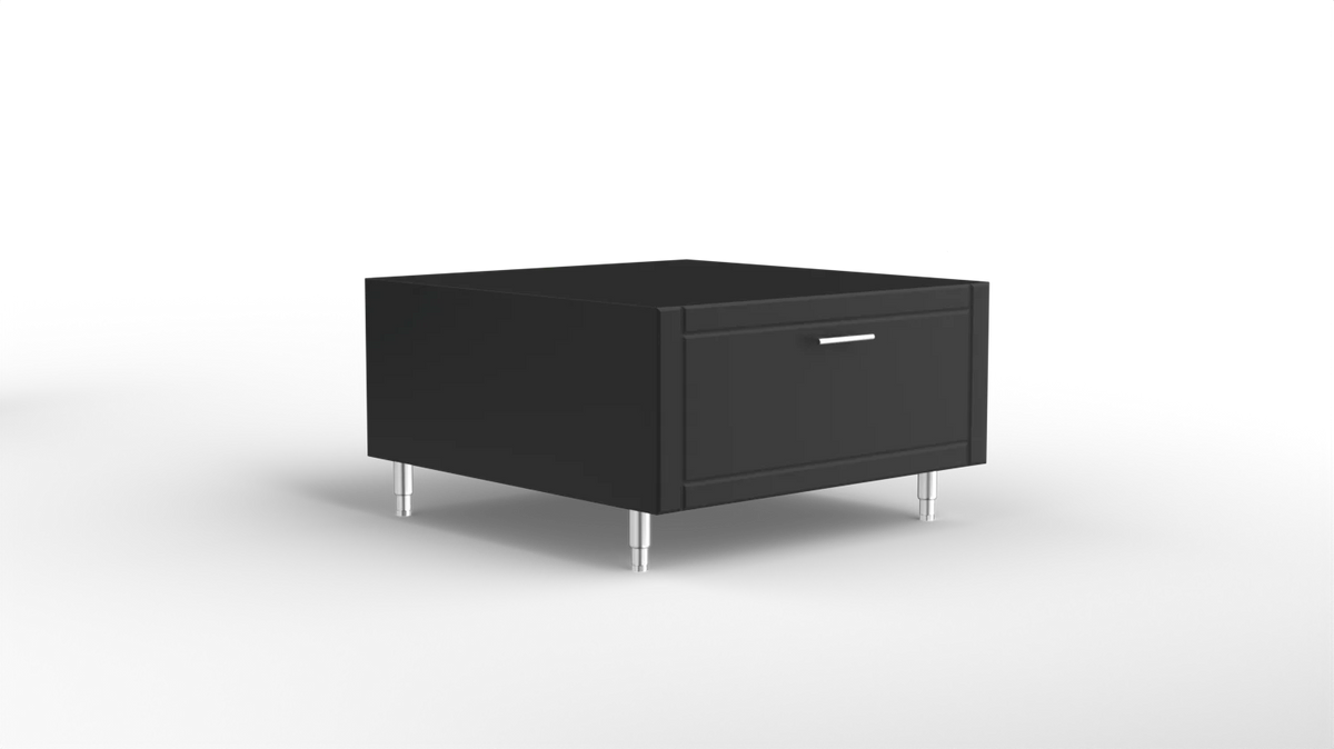 Outdoor Kitchen Cabinet Bull DuraCabinet Kamado Ceramic Grill Base Cabinet with Drawer, Marine HDPE, 14121