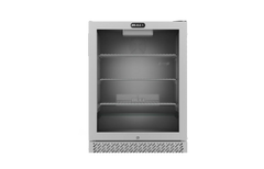 Outdoor Refrigerator Bull Premium Outdoor-Rated Refrigerator with Glass Door, 4.9 Cu. Ft., 304 Stainless, 13100