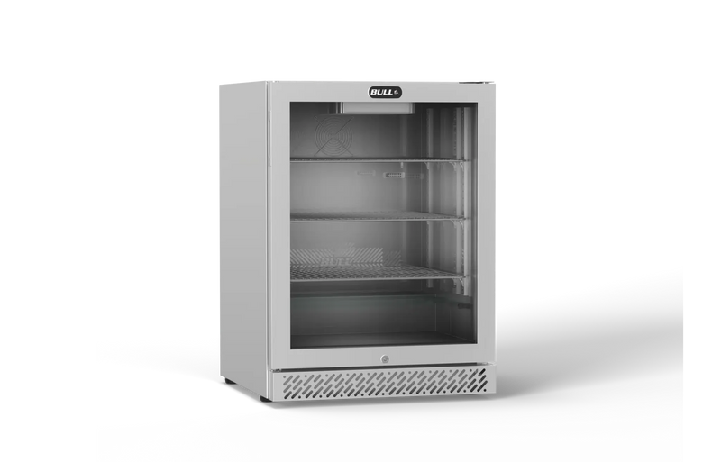 Outdoor Refrigerator Bull Premium Outdoor-Rated Refrigerator with Glass Door, 4.9 Cu. Ft., 304 Stainless, 13100
