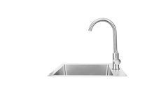Outdoor Kitchen Sink Bull 24" Premium 304 Stainless Steel Dual Mount Outdoor Sink with Faucet, 12530