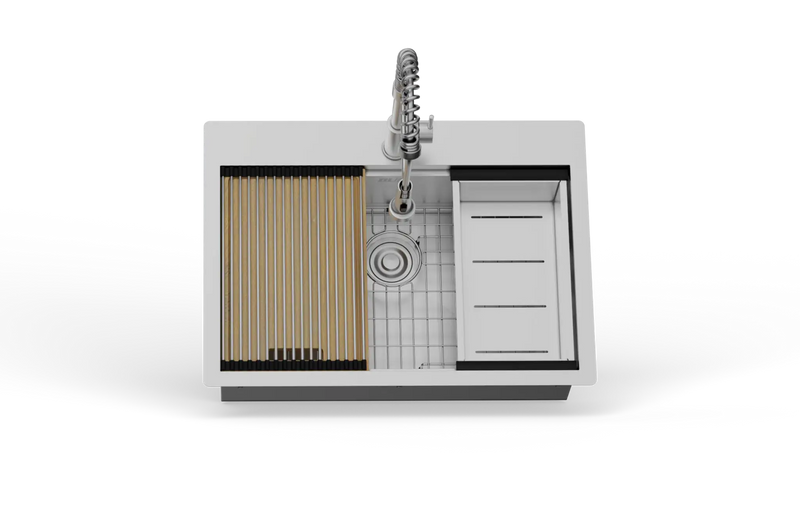 Outdoor Kitchen Sink Bull 30" 304 Stainless Steel Outdoor Kitchen Sink with Faucet & Accessories, 12535