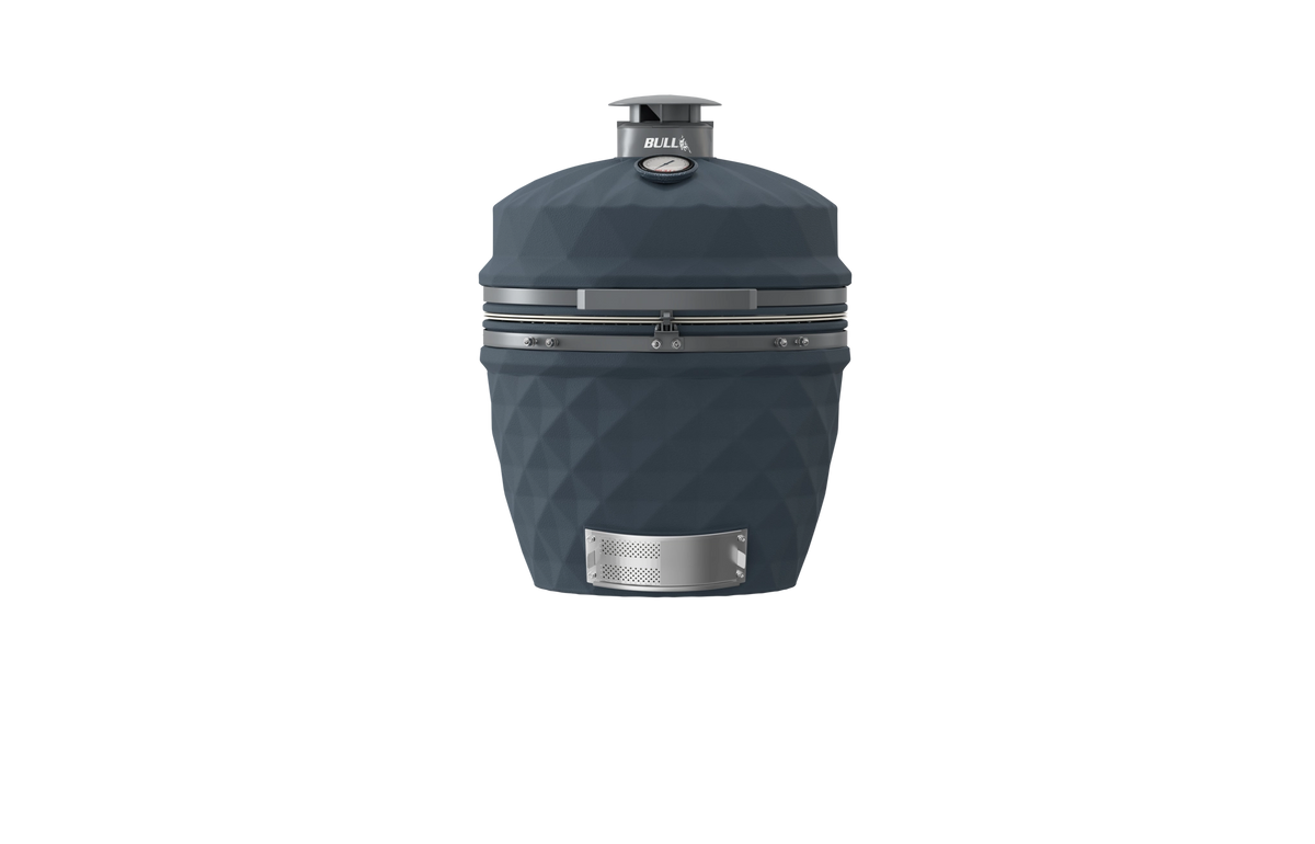 Kamado Grill Bull Blackhorn 24" Built-In Ceramic Kamado Charcoal Grill Head with Axis Multi-Level System, 74201