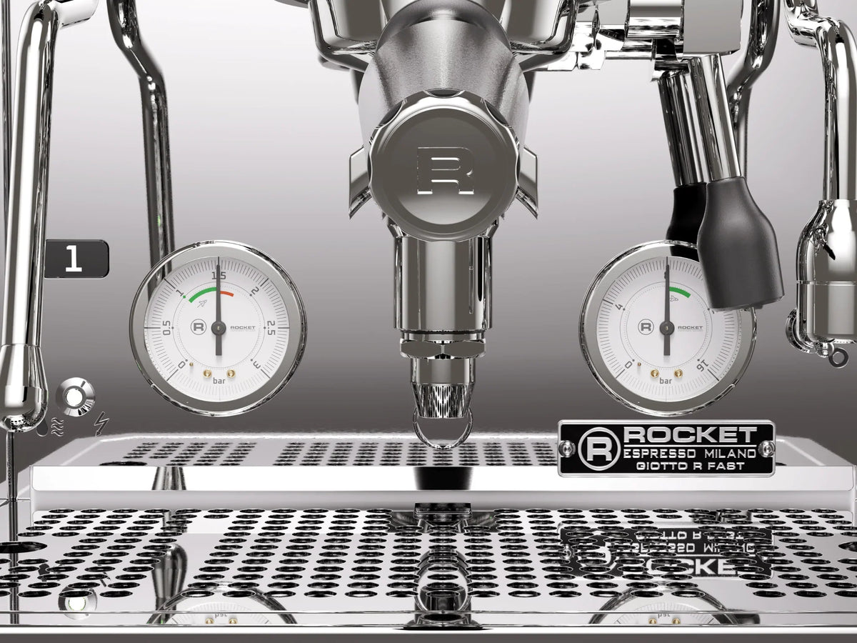Rocket Espresso Giotto FAST R Espresso Machine - Chrome (ROC-GIOFSTR-CH)