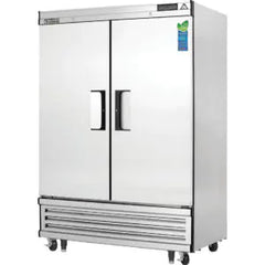 Reach-In Freezer-Everest EBF2 Bottom-Mount 2-Door Solid Swing Reach-In Freezer, 50 Cu Ft, 115V