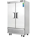 Reach-In Freezer-Everest EBNF2 Bottom-Mount Upright Reach-In Freezer, 2 Solid Swing Doors, 33 Cu Ft, Stainless Steel, 115-60-1
