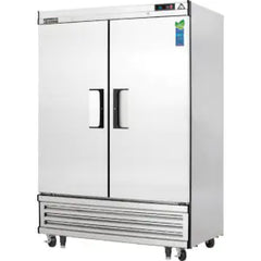 Reach-In Refrigerator-Everest EBR2 Bottom-Mount 2-Door Solid Reach-In Refrigerator, 50 Cu Ft, 115-60-1