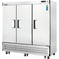 Reach-In Refrigerator-Everest EBR3 Bottom-Mount 3-Door Solid Door Reach-In Refrigerator, 71 Cu Ft, 115-60-1