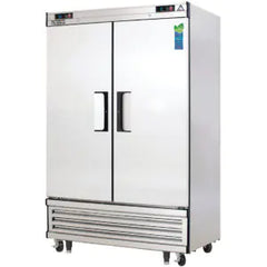 Reach-In Dual Temperature Refrigerator/Freezer-Everest EBSRF2 Dual Temperature Bottom-Mount Upright Reach-In, 2 Solid Swing Doors, 49 5/8" x 33 1/8" x 77", 115V