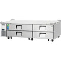 Chef Base Refrigerator-Everest ECB82-84D4 84" Chefbase Drawered Refrigerator, Side Mount, 6 Cu Ft, 115V