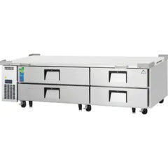 Chef Base Refrigerator-Everest ECB82-84D4 84" Chefbase Drawered Refrigerator, Side Mount, 6 Cu Ft, 115V