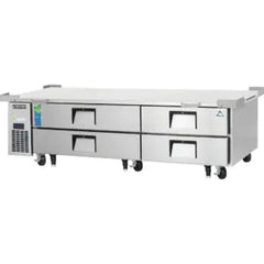 Chef Base Refrigerator-Everest ECB82-86D4 Chefbase Drawered Refrigerator - 86 1/4" Stainless Steel, 6 Cu Ft, 115V