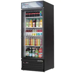 Glass Door Merchandiser Refrigerator-Everest EMGR24B Glass Door Merchandiser Refrigerator - 25 Cu Ft, Black
