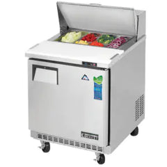 Refrigerated Prep Table-Everest EPBNR1 Back-Mount Prep Table Refrigerator - 8 Cu Ft, 115V