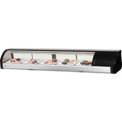 Countertop Refrigerated Display Case-Everest ESC71R Countertop Refrigerated Sushi Display Case - Right Mount, 71" L, 115V