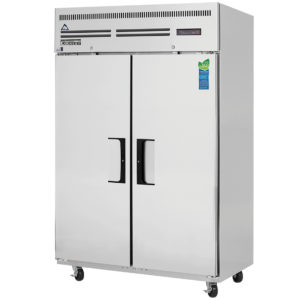 Reach-In Freezer-Everest ESF2 Top-Mount 2 Solid Door Freezer, 48 Cu Ft, 115-60-1