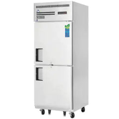 Reach-In Freezer-Everest ESFH2 Top-Mount 2 Half-Door Solid Door Reach-In Freezer, 23 Cu Ft, 115V