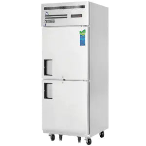 Reach-In Freezer-Everest ESFH2 Top-Mount 2 Half-Door Solid Door Reach-In Freezer, 23 Cu Ft, 115V