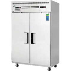 Reach-In Dual Temperature Refrigerator/Freezer-Everest ESRF2A Dual-Temperature Top-Mount Reach-In with 2 Swing Solid Doors, 22/22 Cu. Ft., 115-60-1