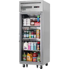 Reach-In Refrigerator-Everest ESGR1 Top-Mount Glass Door Reach-In Refrigerator - 23 Cu Ft, 115V