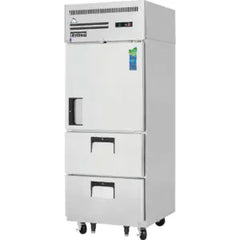 Reach-In Refrigerator-Everest ESR1D2 Top-Mount Reach-In Refrigerator - 23 Cu Ft Door & Drawer Combo, 115V