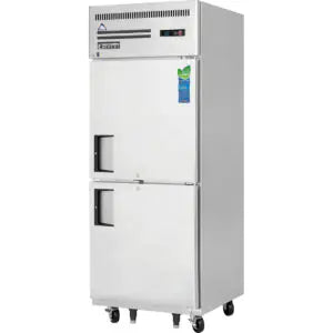 Reach-In Refrigerator-Everest ESRH2 Top-Mount Reach-In Refrigerator, 23 Cu Ft, 2 Solid Swing Doors, 115V