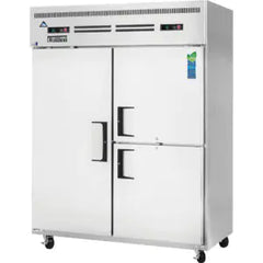 Reach-In Dual Temperature Refrigerator/Freezer-Everest ESWQ3 Top-Mount Dual Temperature Upright Reach-In with Solid Doors