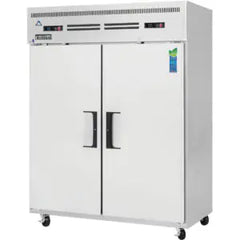 Reach-In Dual Temperature Refrigerator/Freezer-Everest ESWRF2 Dual Temperature Top-Mount Upright Reach-In, Solid Doors, 115V
