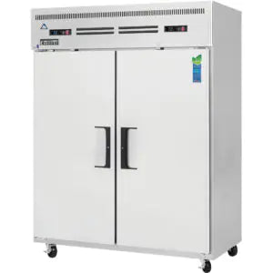 Reach-In Dual Temperature Refrigerator/Freezer-Everest ESWRF2 Dual Temperature Top-Mount Upright Reach-In, Solid Doors, 115V
