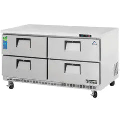 Undercounter Refrigerator-Everest ETBWR2-D4 Back-Mounted Undercounter Drawered Refrigerator, 18 Cu. Ft., 115V
