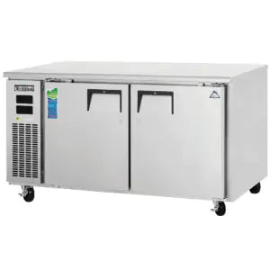 Undercounter Dual Temperature Refrigerator/Freezer-Everest ETRF2 Dual Temperature Side-Mount Undercounter Refrigerator/Freezer