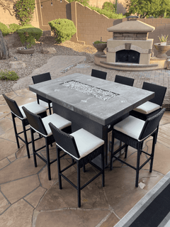 KoKoMo Bar Stools & Umbrellas KO-BARSTLWKR