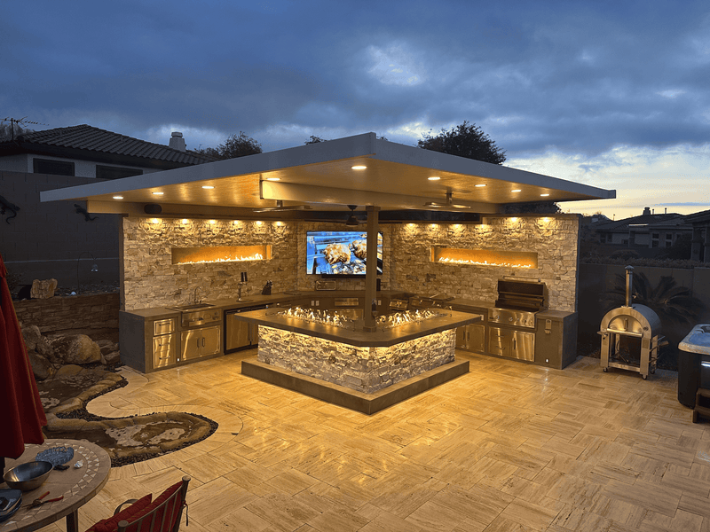 KoKoMo Outdoor Kitchen Islands Lux-Outdoor-Kitchen-Grill