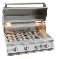KoKoMo Built-In BBQ Grill Islands probak4,alpdc, fridge,4bcvr, irsb, barka