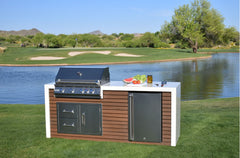 KoKoMo Outdoor Kitchen Islands KOK-PSOKKGWWE
