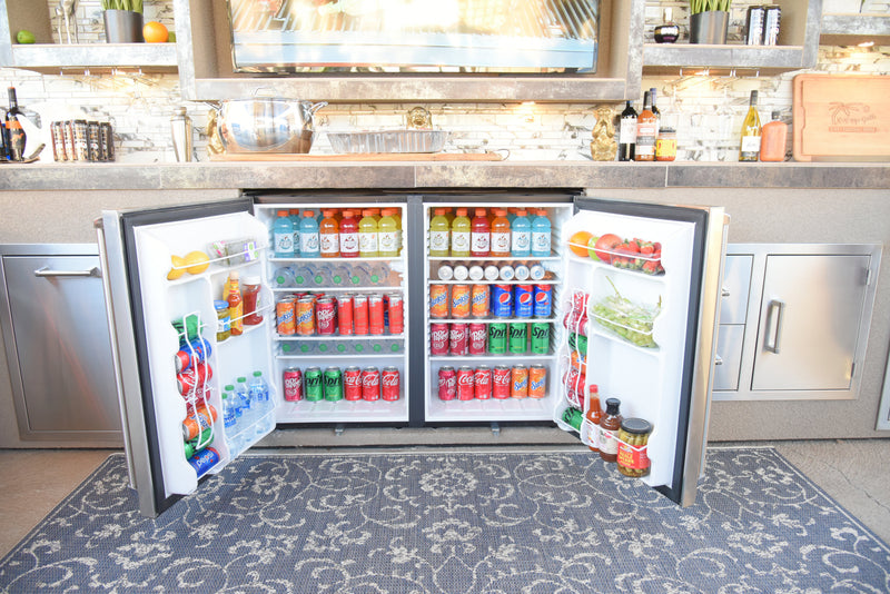 KoKoMo Outdoor Refrigerators DBLFRDGE