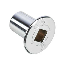 Grill Ignition & Gas Fittings HPC Fire Key Valve Flange, Polished Brass or Chrome