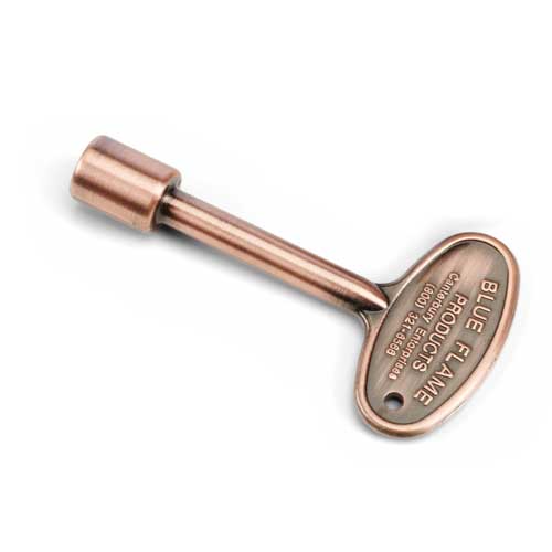 HPC Fire Replacement Key Valve Key, 3" to 24", Six Finishes