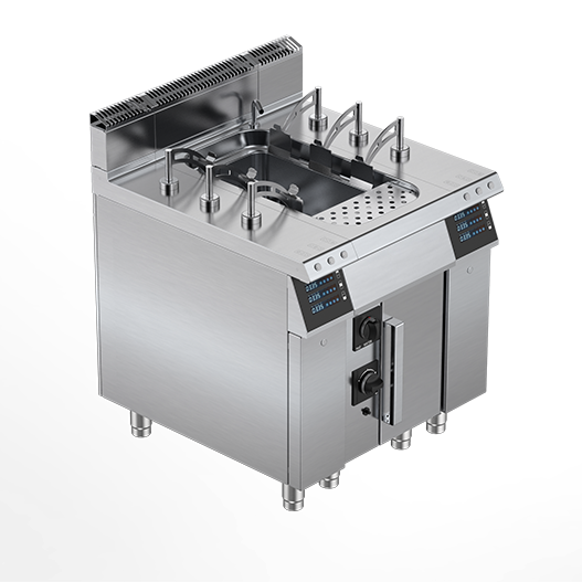 Pasta Cooker Accessory Ampto Automatic Basket Lifter for Pasta Cooker, 3 Arms, 4 Programs, 220V, 90ACE20AP