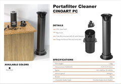 CINOART PC Automatic Portafilter Cleaner (53–58.5mm, 5-Second Cycle)